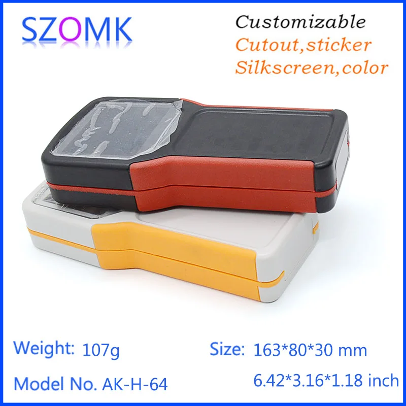 

new arrival handheld enclosure plastic housing box for 4xAAA electronic project (1 pc) 163*80*30mm electrical junction box