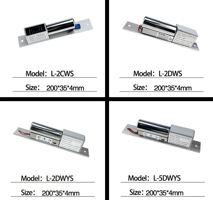 2/5 провода металлический Электрический Болт замок электронный дверной замок Нормальная/низкая температура с задержкой времени для безопасности системы контроля доступа