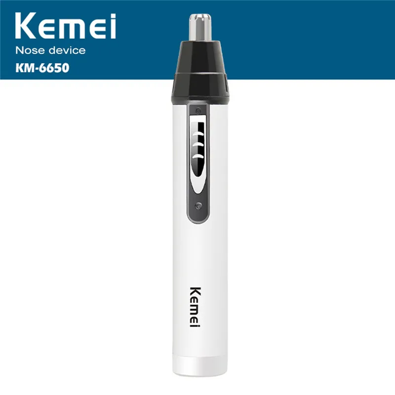 

Kemei6650 4 in 1 Fashion Nose Trimmer Electric Shaving Safe Face Care Chlippe Trimmer For Nose Hair Trimer for Man and Woman