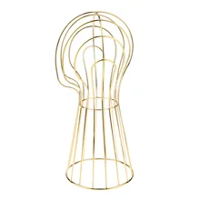 20 дюймов отдельно стоящий металлический манекен голова стенд шляпа стойка для автомобиля Подставка для парика стойки