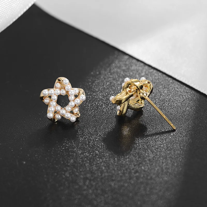

2019 Rattan Vintage Earring Star Stud Earrings Earrings New Arrival Wholesale Jewelry Pendientes Clip On Earring N04