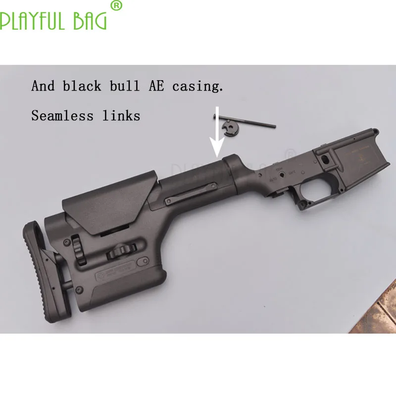 US $128.34 PB playful bag new product black cow AR nylon casing PRS telescopic tail bracket back fitting water bullet gun accessories M29