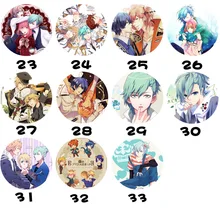 

1pcs 58MM Animation Uta No Prince-Sama Yamato Jinguji Ren Riku Brooch Badges Pins Backpacks Deco Round Badge