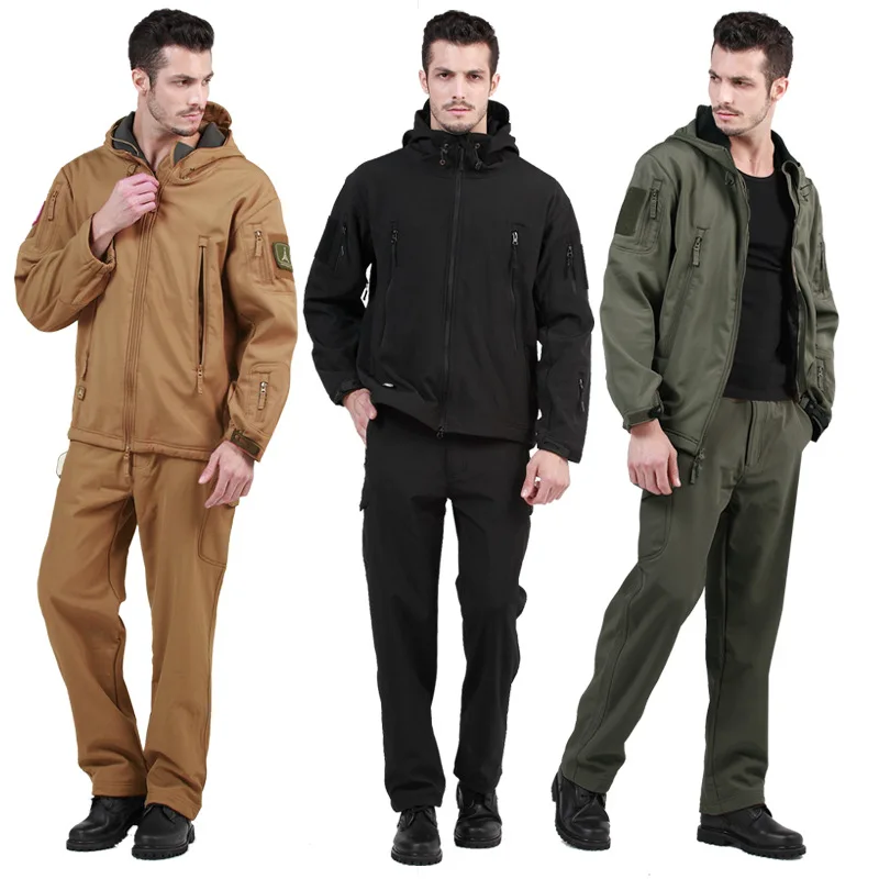 Military Tactical Men Outdoor Hunting Waterproof Camouflage Suits TAD