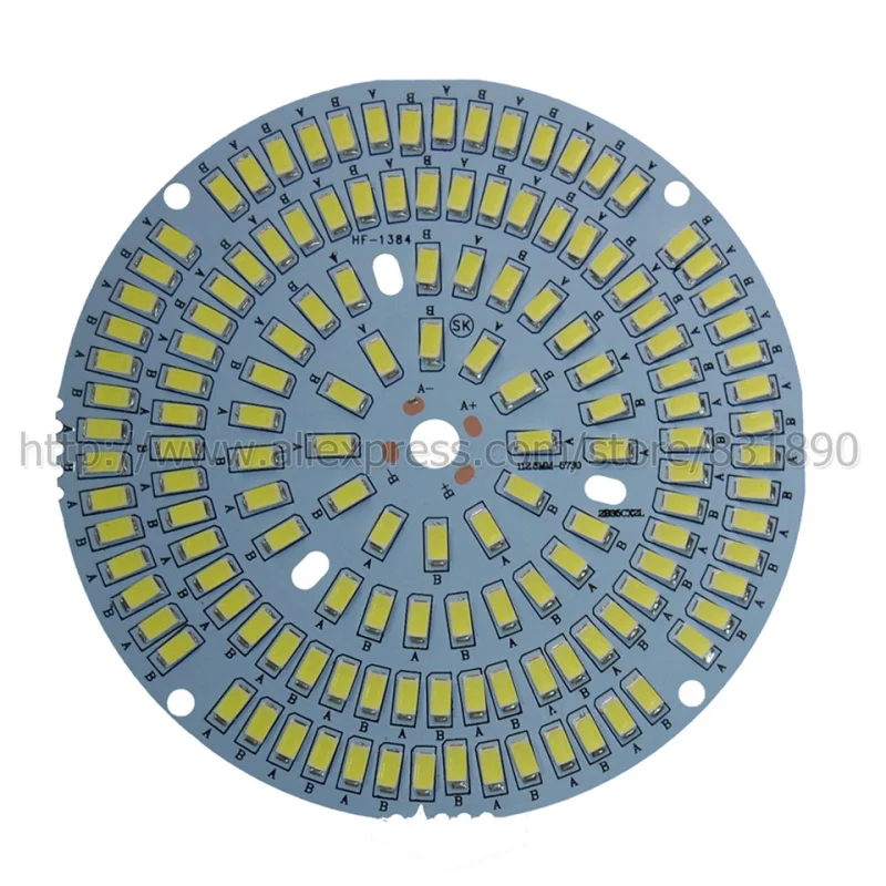 2 комплекта AC 220 В LED PCB 113 мм 70 Вт с SMD5730 алюминиевая пластина внутренним водителем