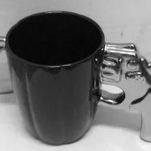 350 мл керамический материал для Экологичные чашки и ручки пистолета для чашек и может использоваться для хранения вина, кофе, любых напитков и очень crea