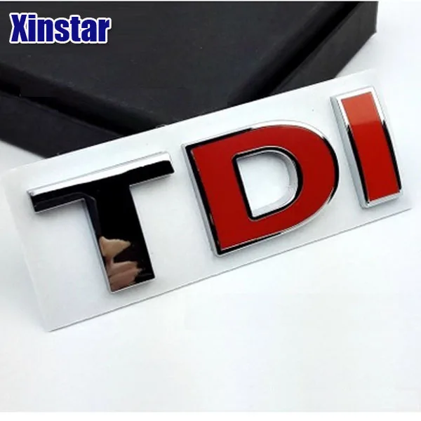 Автомобильные 3D наклейки ABS TDI для volkswagen golf 6 7 polo GTI Sagitar B6 R36 B7L CC Touran|polo gti|sticker for carcar