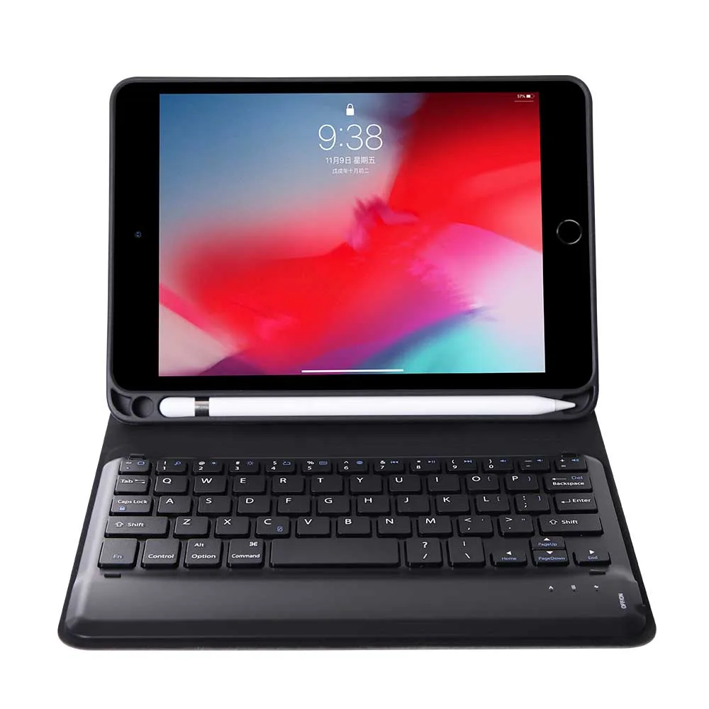 Цельная планшетная клавиатура Bluetooth чехол для iPad mini5 Tablet keyboard K04B