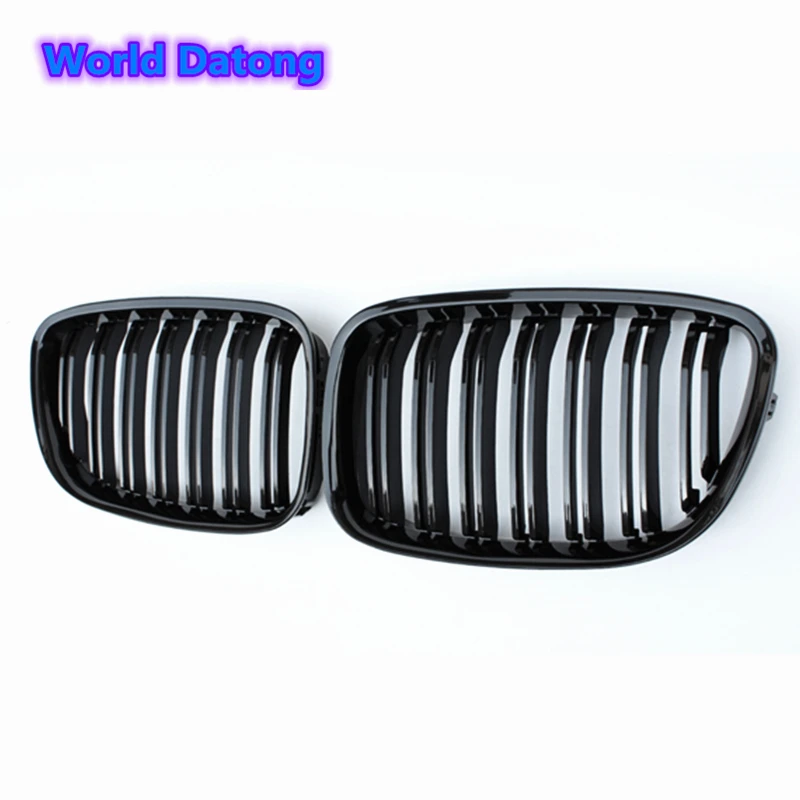 

ABS 2-slat Front Bumper Kidney Grille Mesh For BMW F07 GT 5 Series GT 530d 535i 550i Fastback Grill