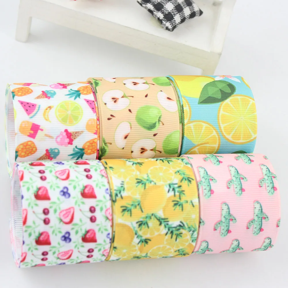 fruit printed grosgrain ribbon (1)