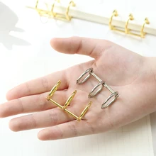 2 шт., ретро металлический переплетный переплет для книг, откидное кольцо, переплетные кольца, календарь, круг, 3 кольца для блокнота, альбома, скрапбукинга, зажимы