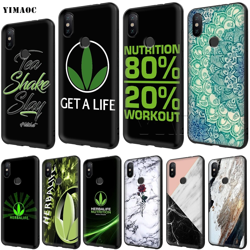 

YIMAOC Herbalife Silicone Case for Xiaomi Redmi Note 4 4x 4a 5 5a 6 8 Pro Prime Plus
