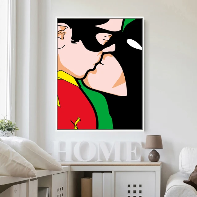 UFC ON FANTASY 31 - CREMILDO X GABRIELTUFAO II, 29/07/2017 - Página 14 Home-Decor-Superhero-Batman-Gay-Love-Modern-Pop-Movie-Art-Print-Poster-Abstract-Wall-Pictures-Canvas.jpg_640x640