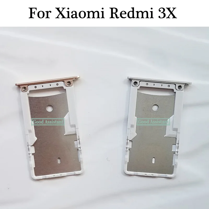Для Xiaomi Redmi 3X Sim лоток Micro SD карта держатель Слот части sim адаптер|Корпусы и рамки