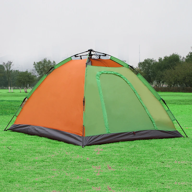 

Automatic Tent Camping Hiking Tents 2 Person Fast Open Waterproof Rainproof 2 Layer 2 Door Quick Set Camping Tent