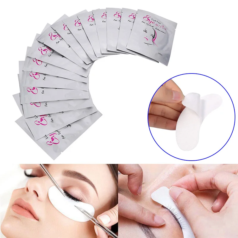 

50/100/200 Pairs Eyelash Extension Paper Patches Grafted Eye Stickers Eyelash Under Eye Pads Eye Hydrogel Paper Patches