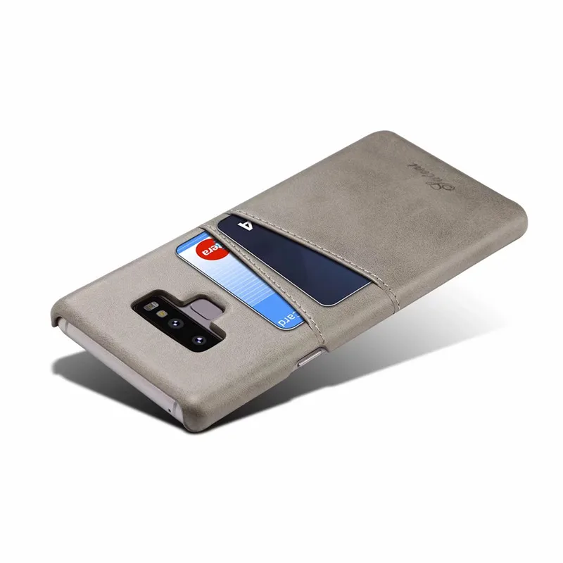 Кожаный чехол для samsung Note 9 со слотом для карт, тонкий Чехол-портмоне для samsung Galaxy Note 9, кожаный