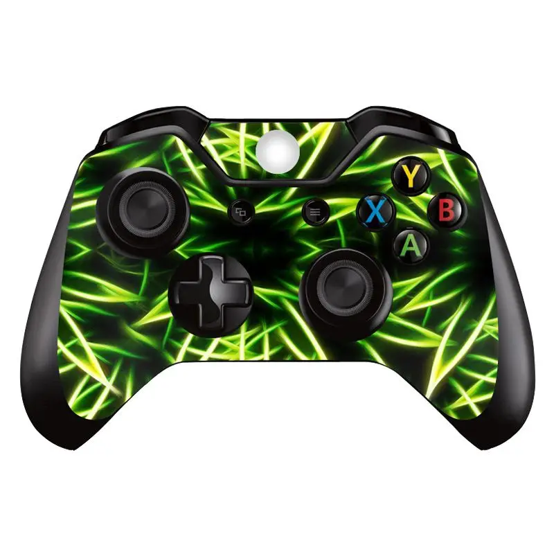 Виниловая наклейка с зелеными листьями для microsoft Xbox One/Slim Controller Защитная крышка для Xbox One Gamepad Skin