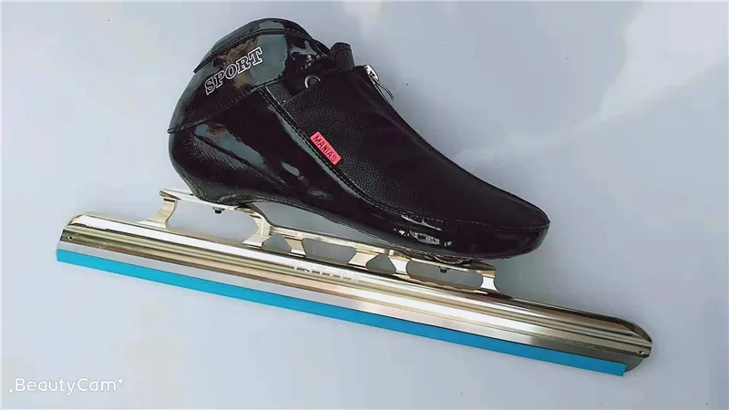 HOOMORE/спортивная обувь с фиксированным треком, роликовые коньки, обувь из искусственной кожи, Surfeace, на молнии, ботинки из углеродного волокна, 60-62, 380, 410, 430 мм, Ледовое лезвие