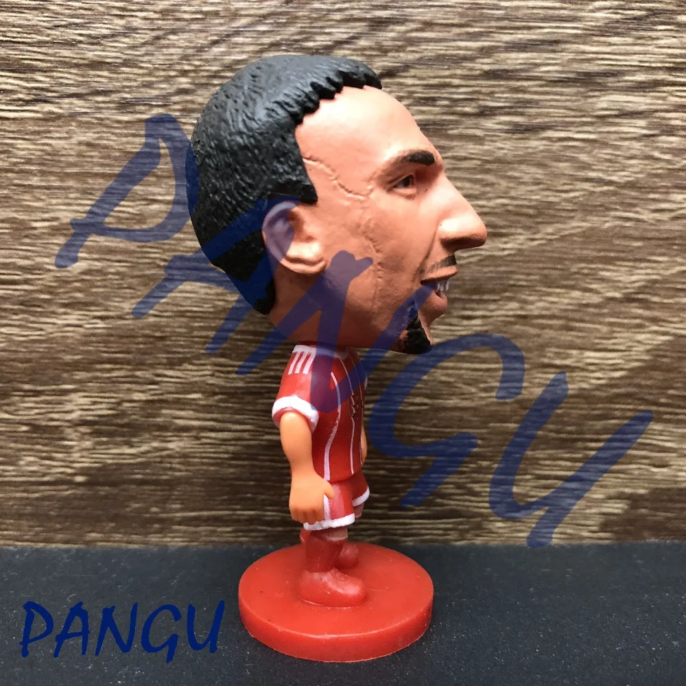 Soccerwe dolls football stars RIBERY 7#red Movable joints resin model toy action figure dolls collectible gift 