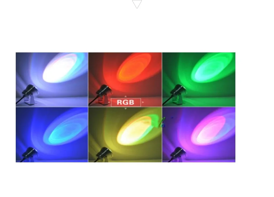 Пульт дистанционного управления 220 V 110 V RGB светодиодные фонари для сада 10 W открытый прожектор лампары для газона