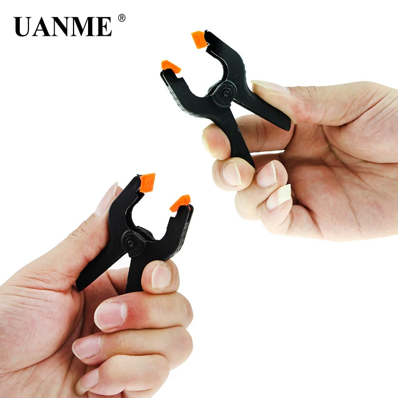 UANME 5 шт. 2 дюйма 65 мм телефон планшет ЖК-экран дигитайзер крепежный зажим Нескользящая ручка ремонт ручной инструмент пластиковый зажим приспособление