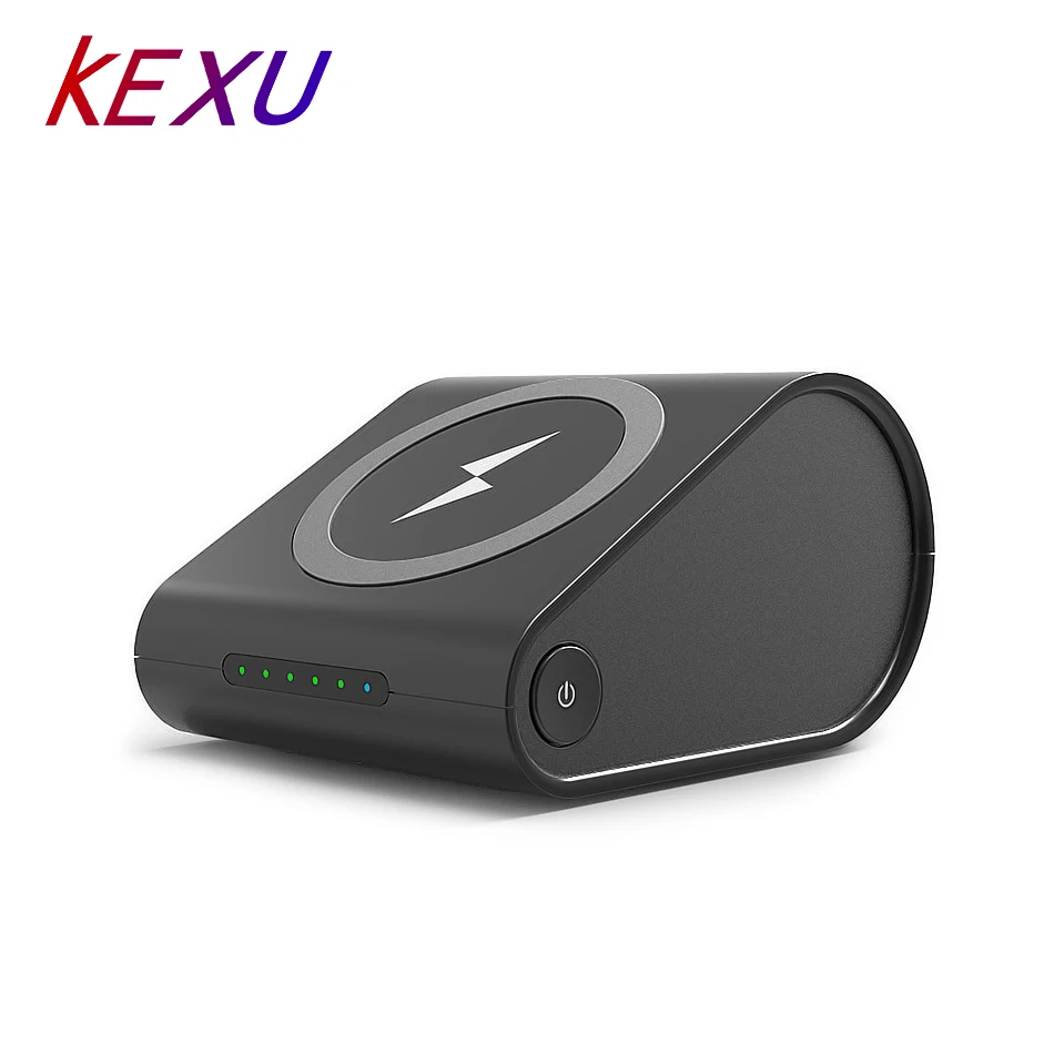 

KEXU 2 in 1 Qi Wireless Charger Portable Power Bank Dock Station for Samsung Galaxy S7 Edge S6 Edge+Wireless Charger Power Bank