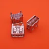 Placa base para ordenador portátil, Micro 100, USB, 4 pines, CC, blanco, tipo A, ángulo plano, toma de conector hembra de 2,0 grados, 180 Uds. ► Foto 2/2