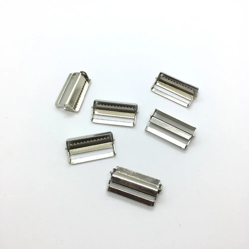 50pcs 1" 25mm Suspender Clips Hardware Adjuster Supplies Suspender