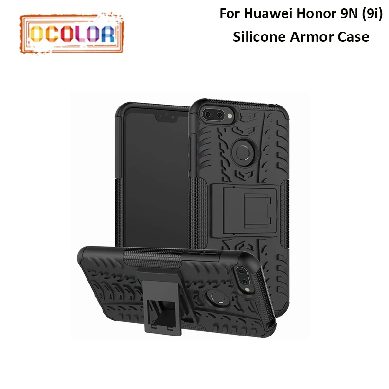 Ocolor для huawei Honor 9N антидетонационных противоударный Броня силиконовый чехол 9i 2018 4
