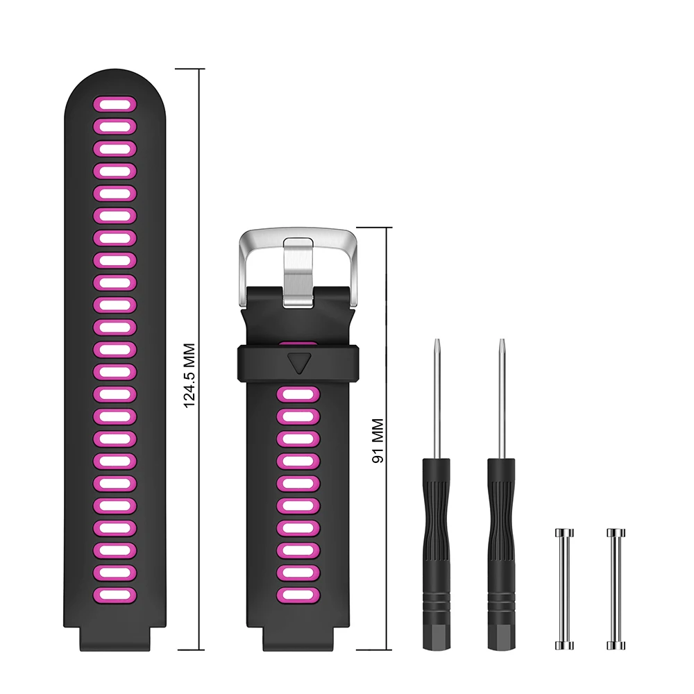 Цветной ремешок для Garmin Forerunne 630 620 735XT сменный Браслет 220 230 2352|Ремешки часов| |