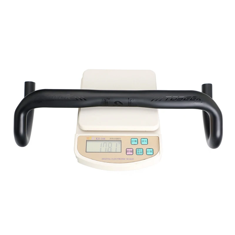 TOSEEK полностью углеродный руль изгиб UD для велосипеда шоссейного черный