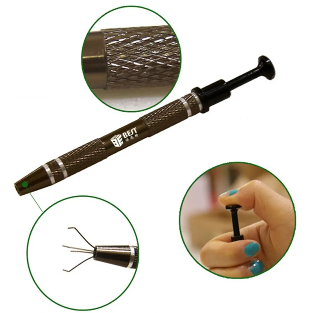 Profession Pick Up Tools Four Claw or Precision Parts Grabber IC Chip Hold Tightly Fix Circuit Board Smartphone Metal | Инструменты