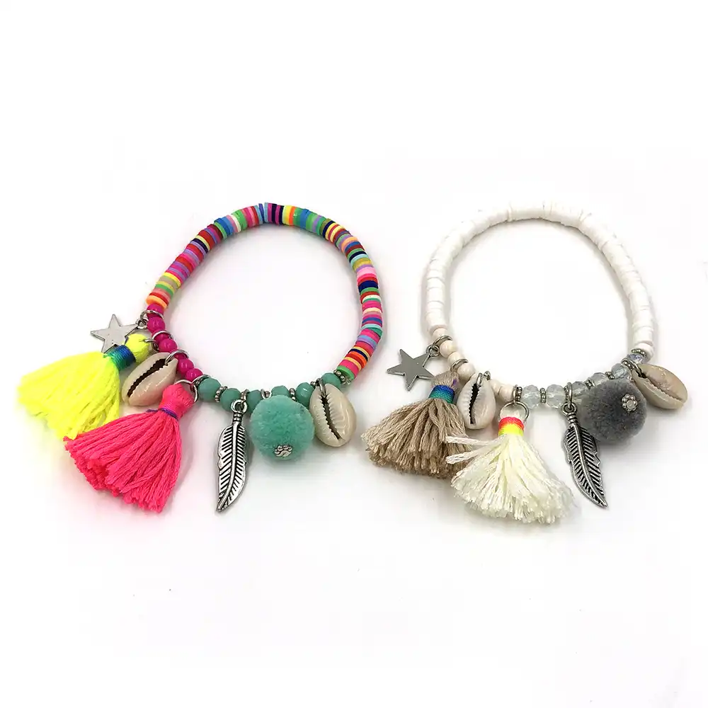 New Colorful European Boho Bohemia Jewelry Handcrafted Bracelets Colorful European Boho Bohemia Jewelry