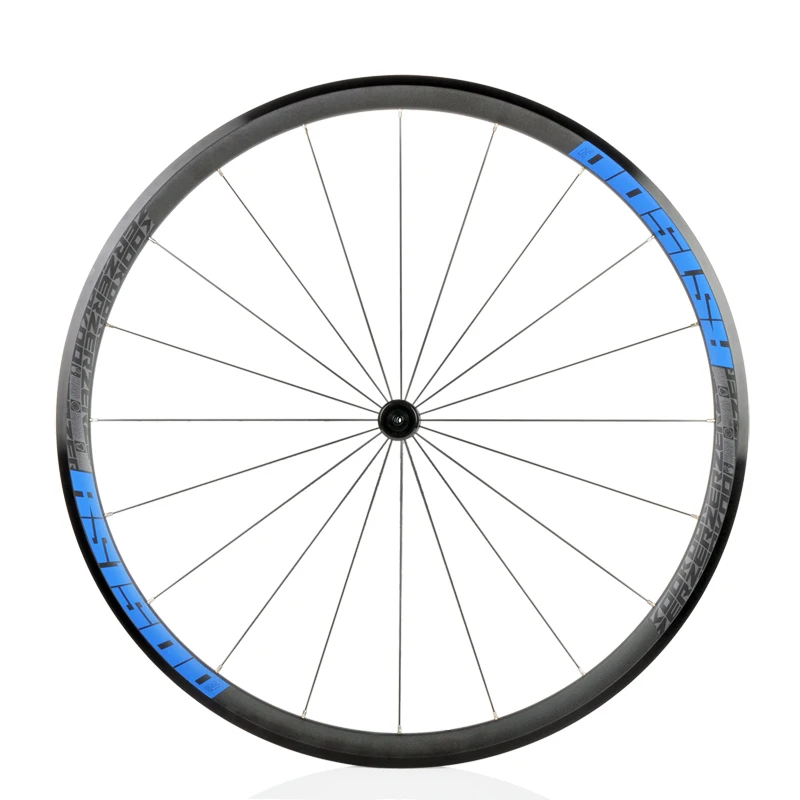 Top High quality Bicycle wheel 700C High 30mm Caliper Brake Aluminium alloy Road Bike wheelset 700c x19-32c tyre Front rear wheelset 37