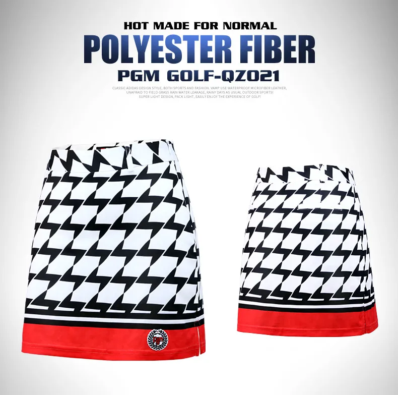 PGM юбка для гольфа Женская Лоскутная нейлоновая летняя дышащая женская одежда для гольфа теннисная мини-юбка женская одежда для гольфа юбка