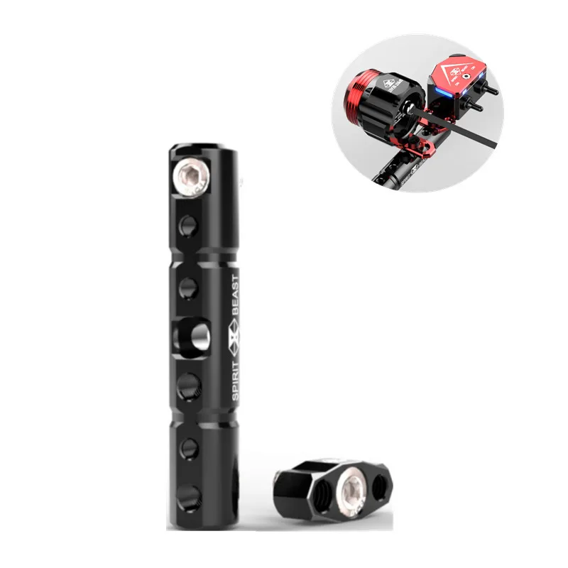 

SPIRIT BEAST Motorcycle Aluminum Multi-function Expansion Bracket Lighting Crossbar Lamp Motor Side Mirror Mount Accessories