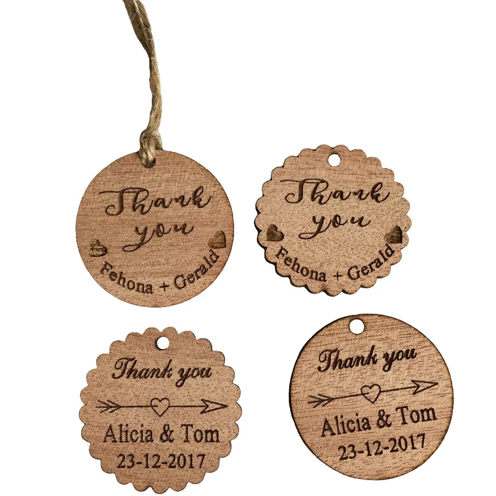 Бирки круглые деревянные с гравировкой 100 шт.|tag thank you|tag engraverdecorative decorative |