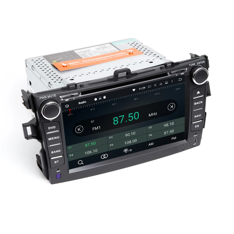 Sale IPS Octa Core IPS 4G RAM Android 8.0 Car DVD Player for Toyota Corolla 2007 2008 2009 2010 2011 Car Radio With 32G ROM Bluetooth 5