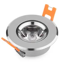 3W дизайн светодиодный встраиваемый круглый COB даунлайт с регулируемой яркостью с D68mm вырезом
