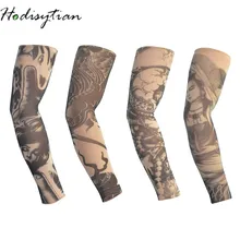 Hodisytian Anti-Sunshine Мужская/Женская Татуировка рукав унисекс рука нога на открытом воздухе Временная высокая эластичная для рук с защитой от ультрафиолета Warme Mangas