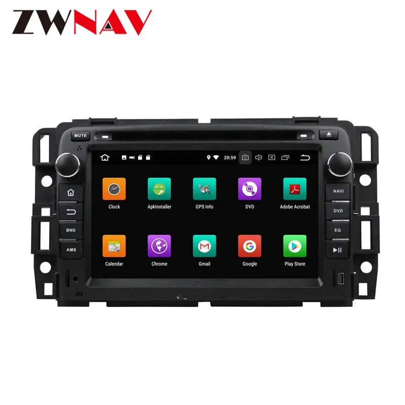 Top Android 8 4+32G Car DVD Player GPS navigation For GMC Yukon/Tahoe 2007-2012 head unit multimedia player tape recorder 2