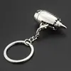 New Creative Airplane Turbine Pendant Key Ring Fashion Keychain Storage Keys Portable Engine Jewelry Silver Decoration ► Photo 2/6