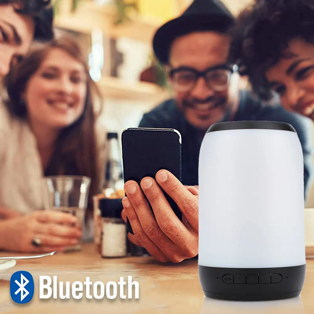 Громкая связь светодиодный беспроводной динамик Bluetooth ночник наружный bluetooth