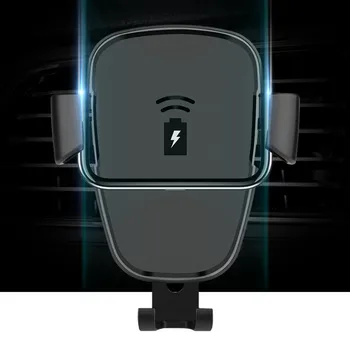 Qi Wireless Gravity Auto Lock Charging Charger Car Mount for Samsung Galaxy S10 S10+ S10E For iPhone 8  8 Plus  XXs XR