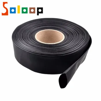 

SOLOOP 1m PVC Heat Shrink Tubing Electronic Insulation Materials Black 30/40/46/50/60/70/86mm Wide For Lipo Battery