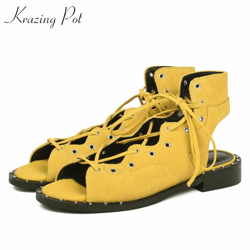 2018 fashion Chinese style brand shoes cow suede print women sandals colors rivets decoration bowtie decoration luxury shoes L20