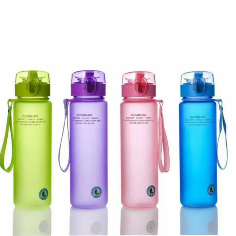 

Frosted Portable Hand Cup With Filter Plastic Cup 5 Colors Available Creative Children Students Water Bottle With Lid 560ML