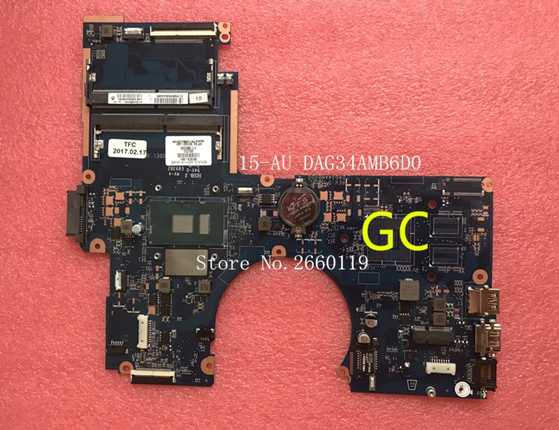 Laptop motherboard for 15-AU DAG34AMB6D0 I5-7200U 901574-001 501 901574-601,Fully tested Laptop motherboard for 15-AU DAG34AMB6D0 I5-7200U 901574-001 501 901574-601,Fully tested