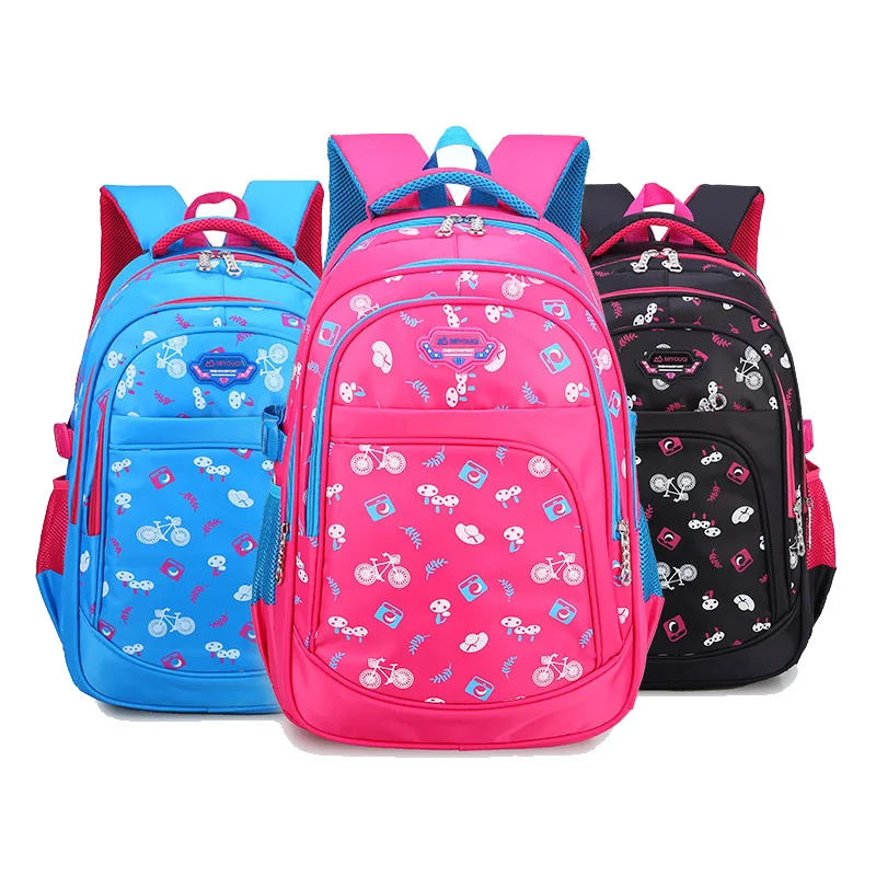 

2018 New Large Capacity Schoolbags Kids Backpack Printing Primary School Bags For Girls Children Orthopedic Backpack